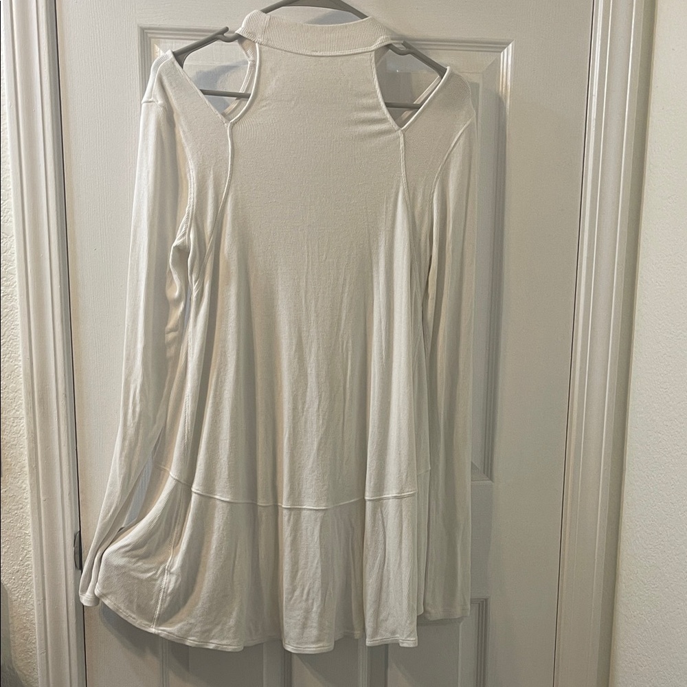 Free People White Ribbed Top - Picture 6 of 10